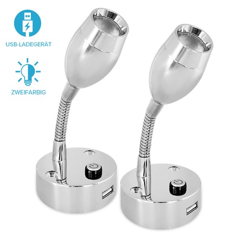 12v led flexible - 2x, leselampe